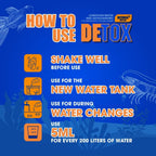 Aquarium Water Conditioner for Fish Tank – Tap Water Dechlorinator & Clarifier, Neutralizes Chlorine Ammonia Nitrite