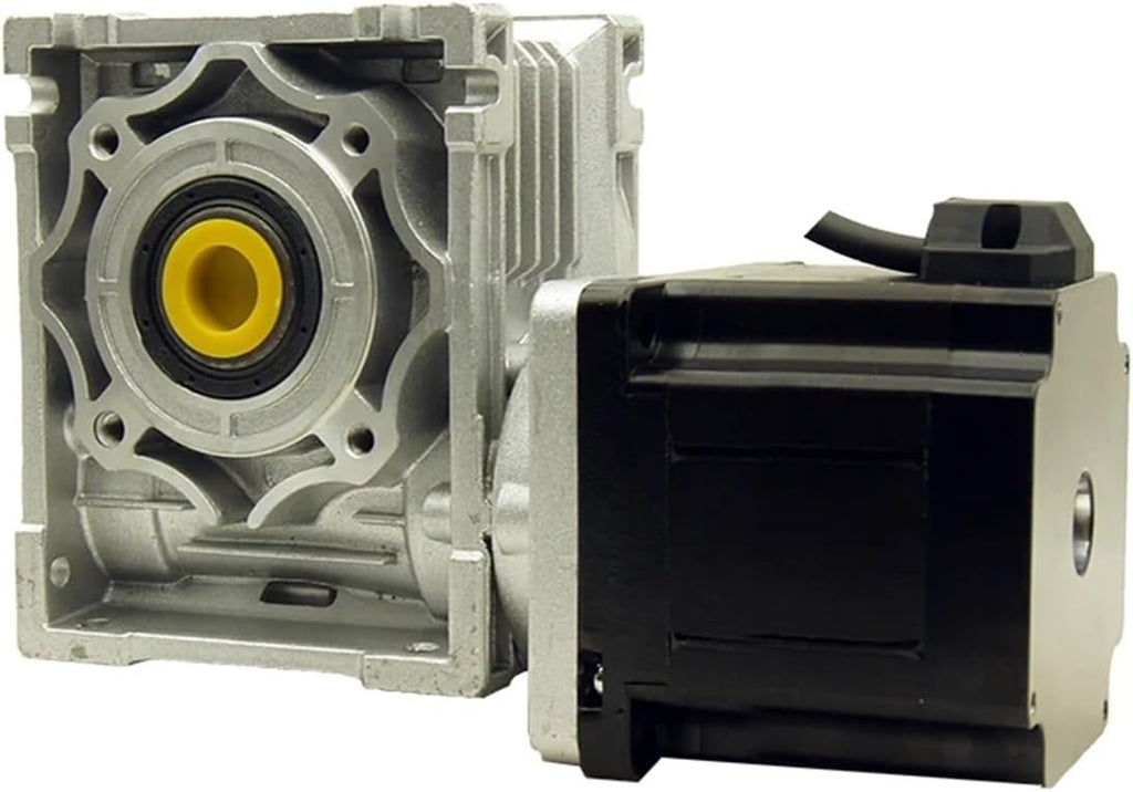 1pcs Worm geared 4.5NM stepper motor gearbox 5:1/7.5:1/15:1/20:1/30:1/40:1/50:1/60:1 reducer(Ratio 80 to 1,Without output shaft)