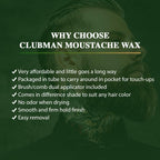 Moustache Wax Neutral 0.50 oz (Pack of 5)
