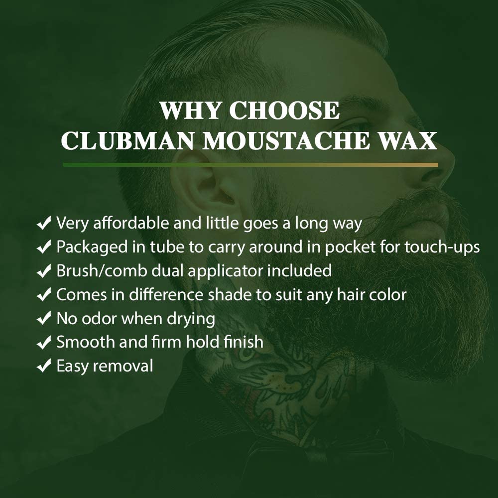 Moustache Wax Neutral 0.50 oz (Pack of 5)