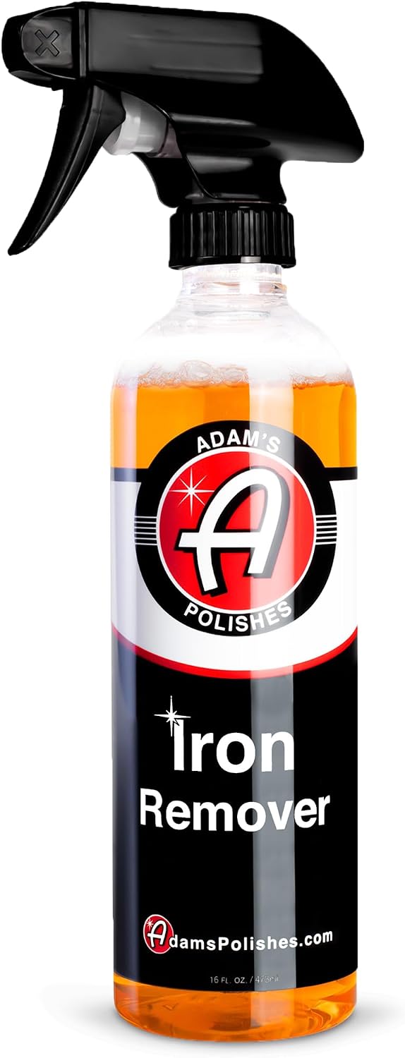 Adam's Iron Remover (16oz) - Iron Out Fallout & Stop Rust Remover Spray for Car Detailing Removes Iron Particles in
