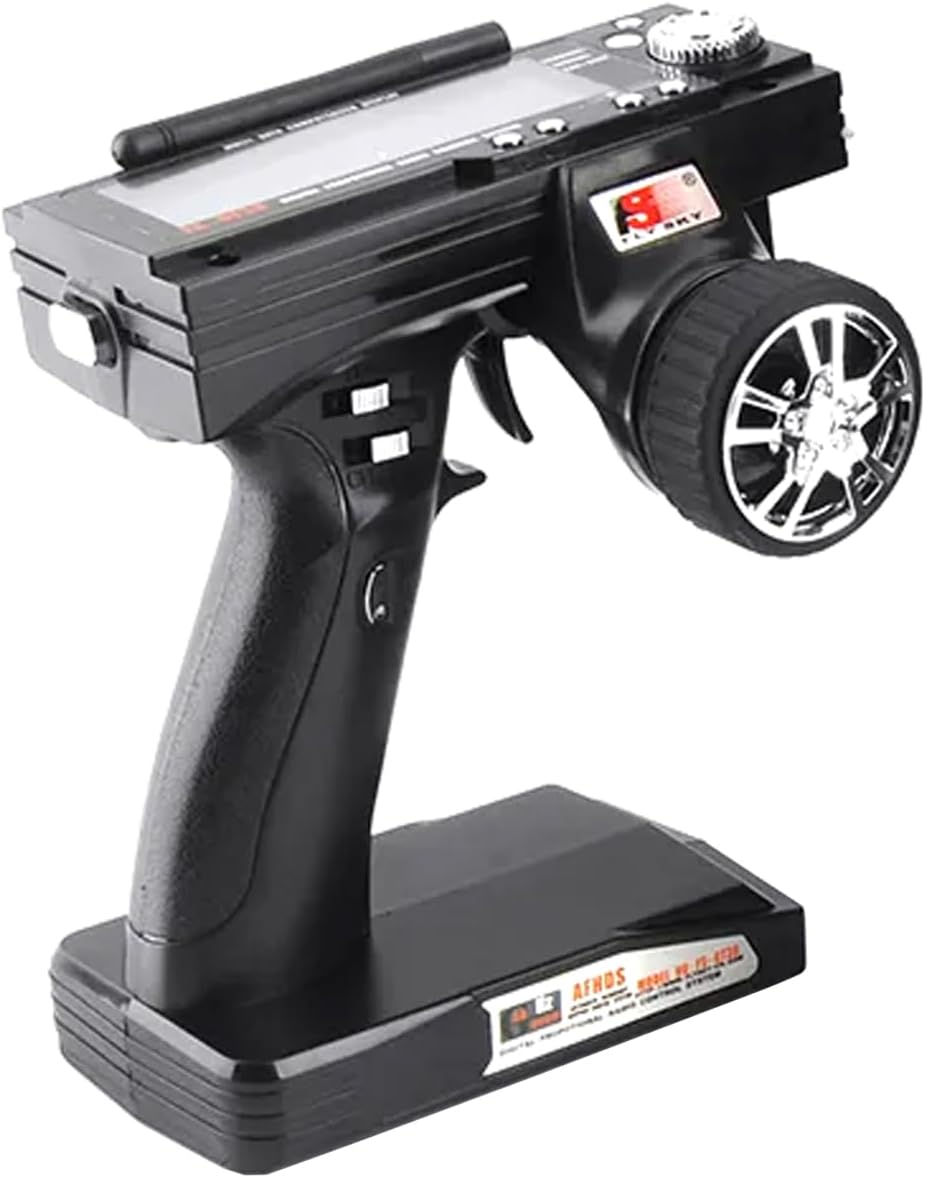 Flysky FS-GT3B Rc Transmitter & FS-GR3E Receiver, 2.4Ghz 3 Channel Rc Car Remote Controller and Receiver