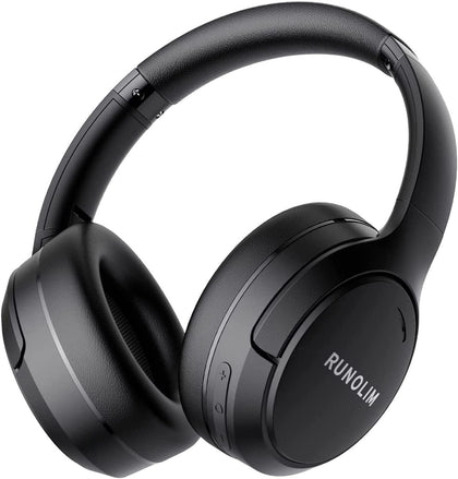 Active Noise Cancelling Headphones, Wireless Bluetooth Over Ear | 100H Playtime, Transparency Mode, Deep Bass Hi-Fi
