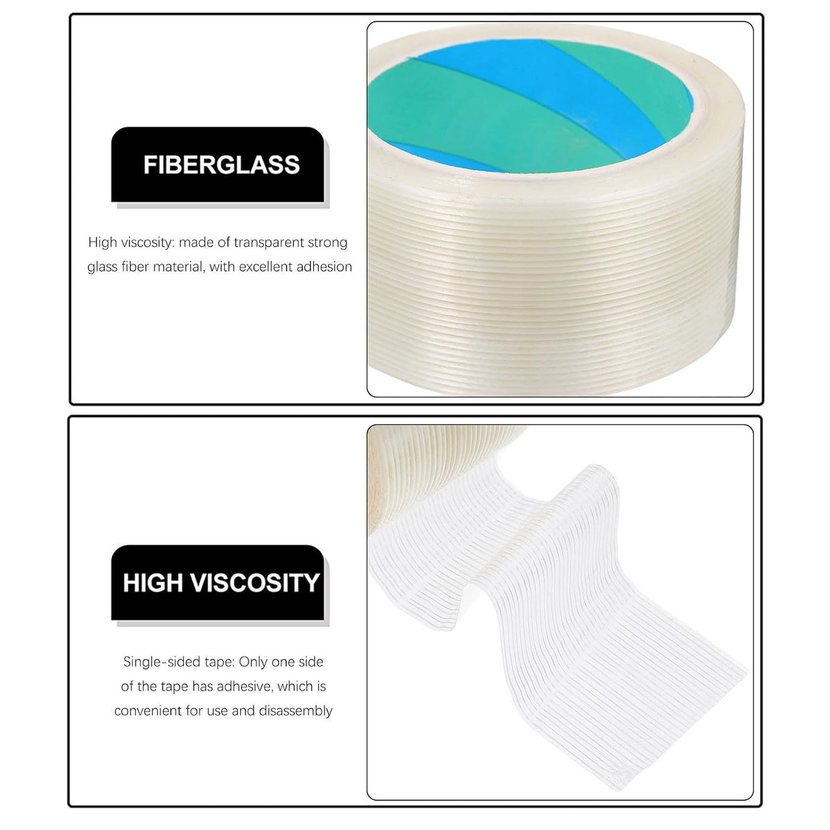 Fiberglass Strapping Tape Reinforced Packing Tape for Shipping Boxes