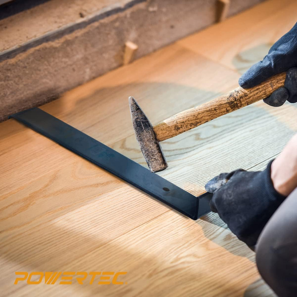 Heavy-Duty Vinyl Flooring Installation Tool Set with 16-1/4" Pull Bar & 11-3/4" Ergonomic Tapping Block for LVP, LVT