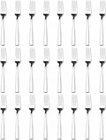 Salad Forks Set of 24, 18/0 Stainless Steel Dessert Forks 6.65 Inch