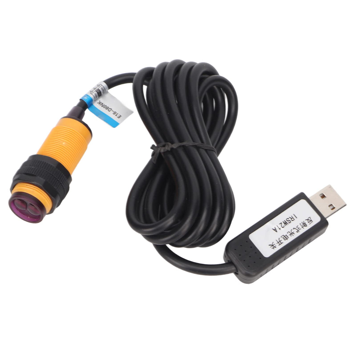 USB Infrared Reflective Photoelectric Switch Sensor for Gaming, Office, Mechanical Equipment