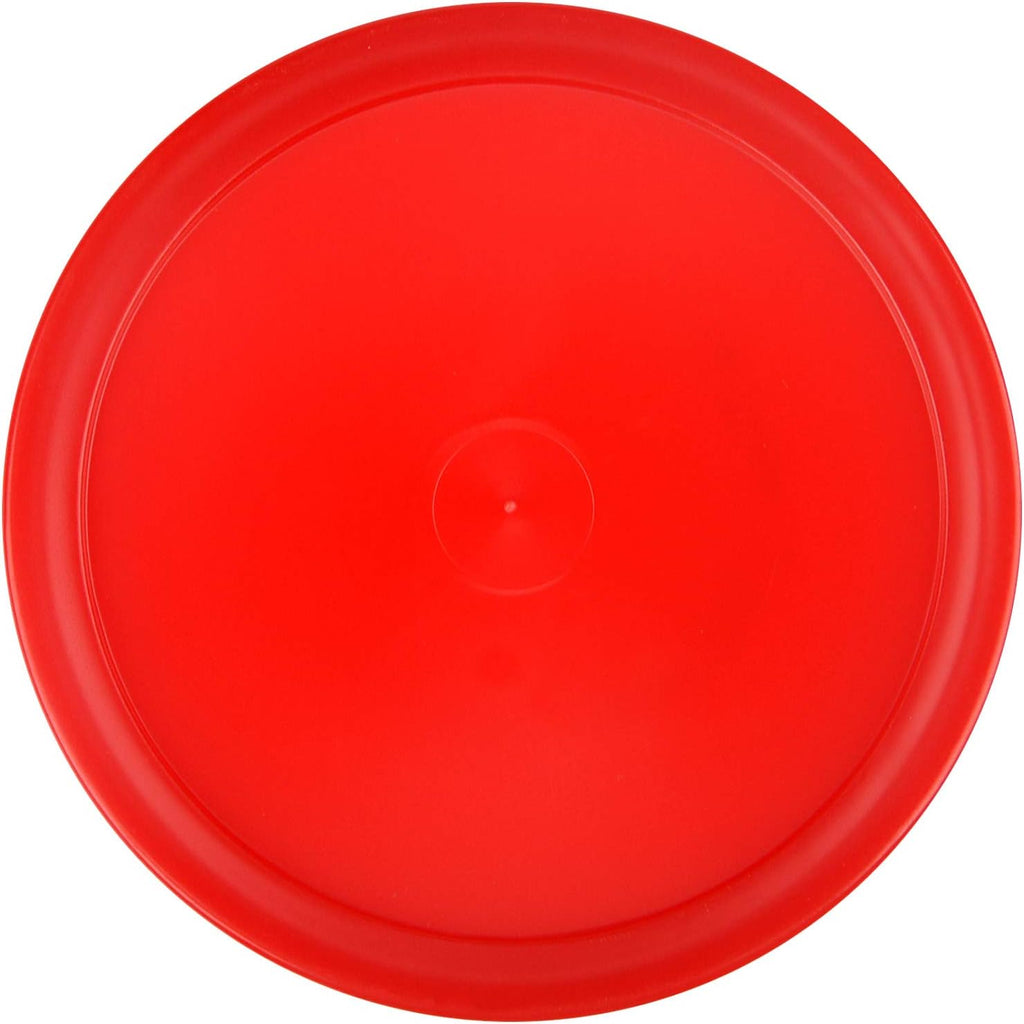 Air Hockey Pushers and Red Air Hockey Pucks, Goal Handles Paddles Replacement Accessories for Game Tables (4 Striker