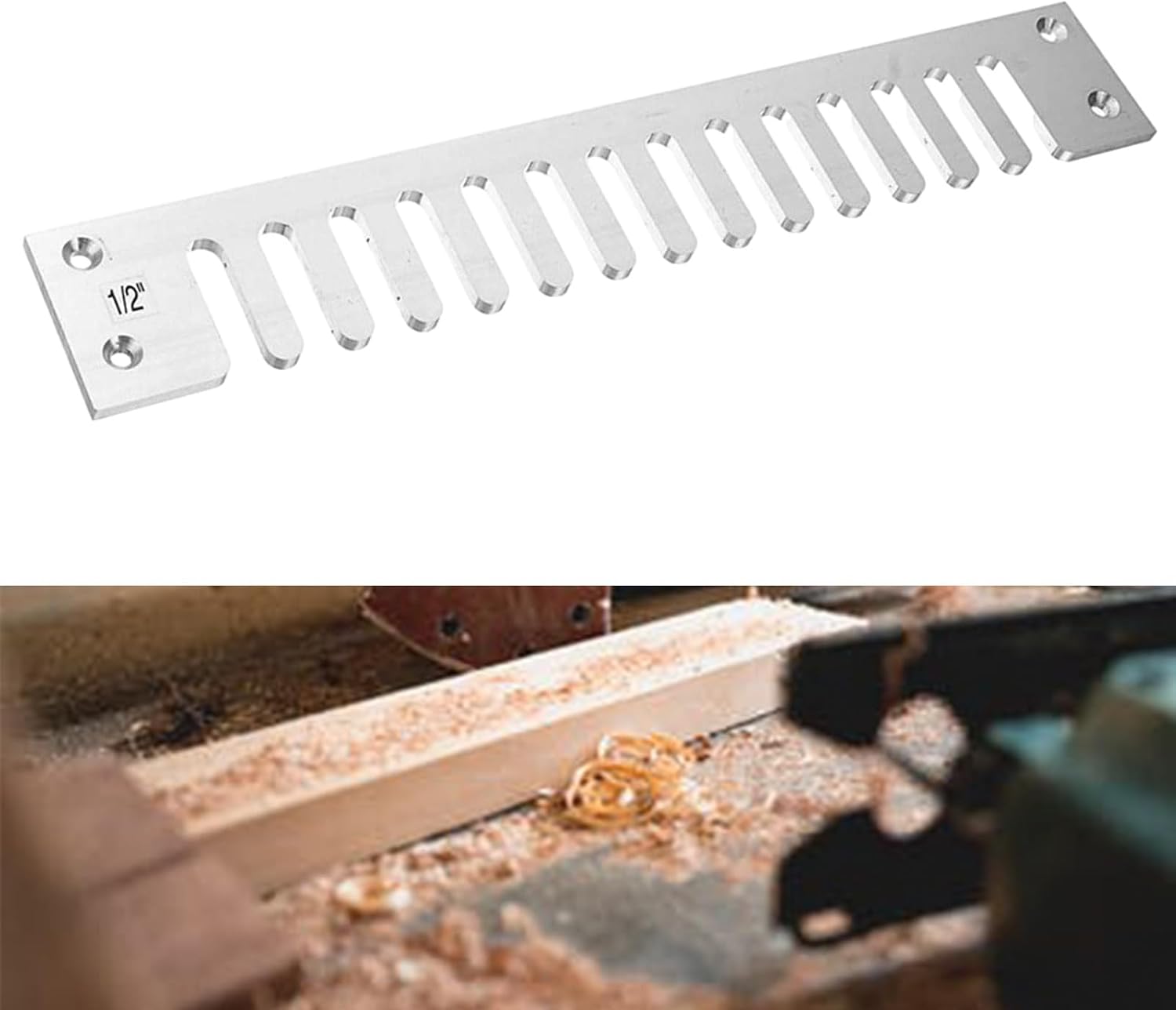 Pitches Dovetail Template Router Template Kits for Through Dovetail and Box Joints Wood Dovetail Tenoner Woodworking