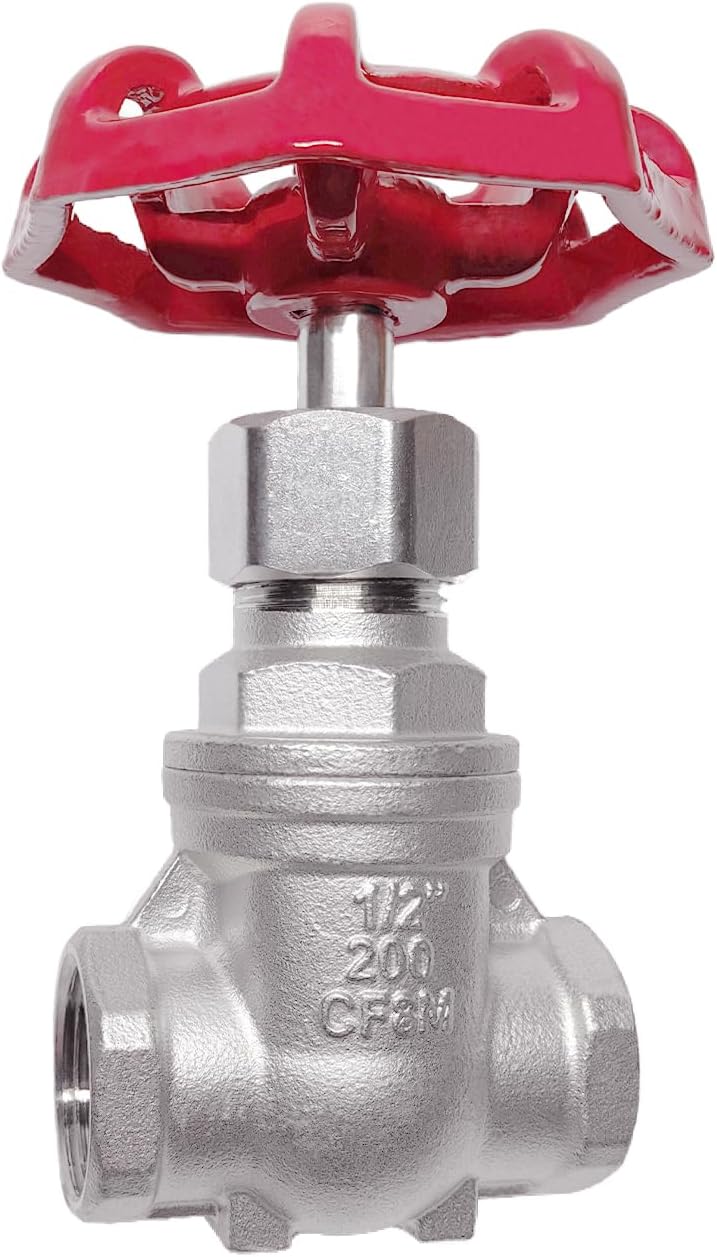 1/2" NPT 304Stainless Steel Gate Valve DN15