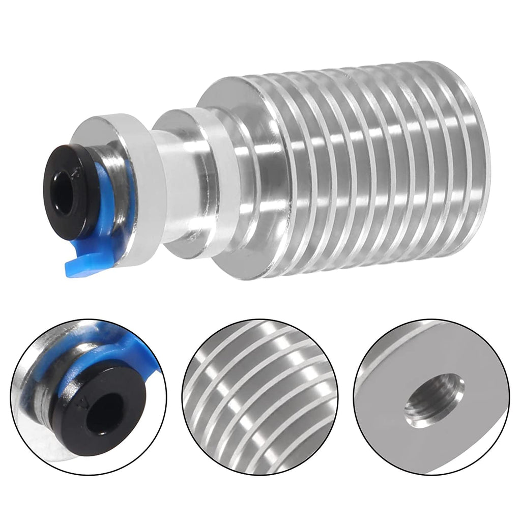 for E3D V6 Hotend Kit, 3D Printer All Metal Mount Fixed Blocks, Remote Short Direct Heat Sink 1.75mm Compatible with