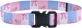 Bow Tie Adjustable Kids Elastic Belts, Girls Boys Stretch Waist Belt with Aluminum Alloy Buckle