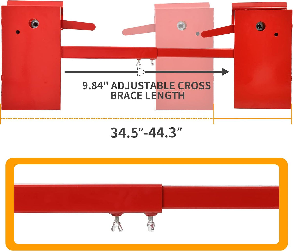 Skid Steer Quick Attach Adapter Universal Attachment Plate Quick Tach Conversion Adapter Mount Compatible for Kubota