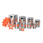 Plum Flexible Shaft Coupling Aluminium Stepper Motor Connector CNC