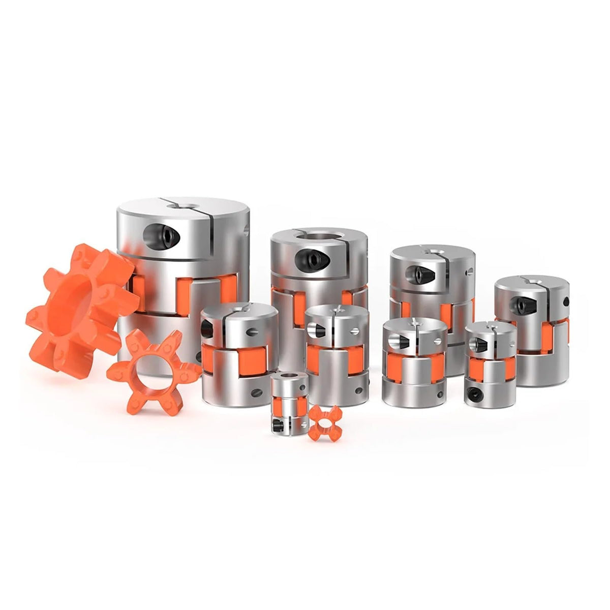 Plum Flexible Shaft Coupling Aluminium Stepper Motor Connector CNC