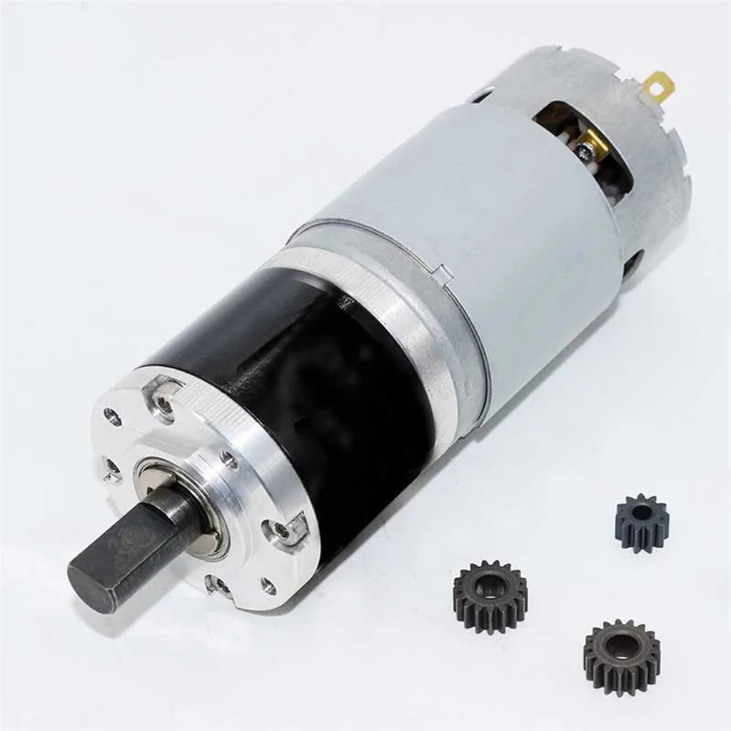 PG42-775 High Torque Precision Planetary Gear Motor with 42 Reducer 775 dc Motor Planetary Gear Box 24v 8000R Fan DC Motor(1379R)