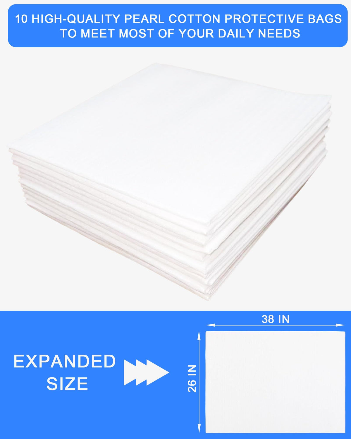 Large Foam Pouches (10, 26x38inch)