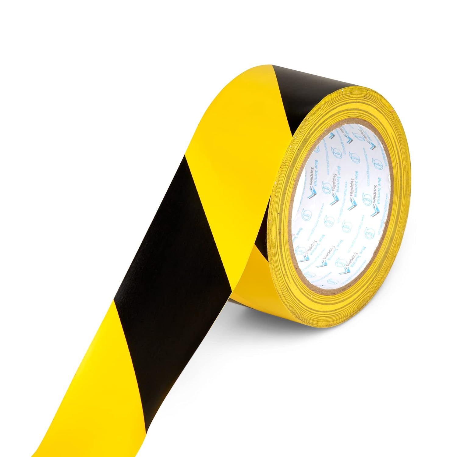 3 Pk Floor Marking Tape, 2" x 108 ft, Black and Yellow | Safety Hazard Stripe Tape