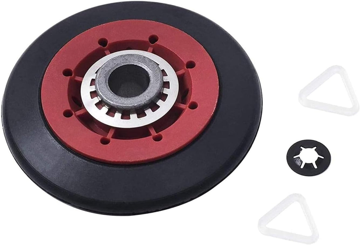 Dryer Drum Support Roller Kit Replacement Part Compatible with 110.6007299