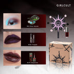 5-Piece Makeup Gift Set, Blue Purple Eyeshadow & Lip Set
