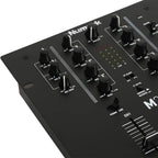 M2 2-Channel Scratch DJ Mixer | Rack-Mountable Scratch Mixer, 3-Band EQ, Mic Input, Replacable Slope-Adjustable