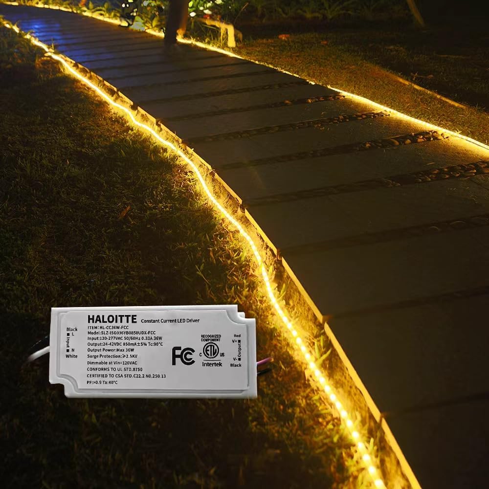 40W Constant Current LED Driver, UL FCC Listed, 1PK