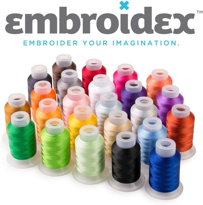 Embroidery Machine Starter Kit - Everything Needed to Do Machine Embroidery Thread, Stabilizer, Bobbin Needles Etc
