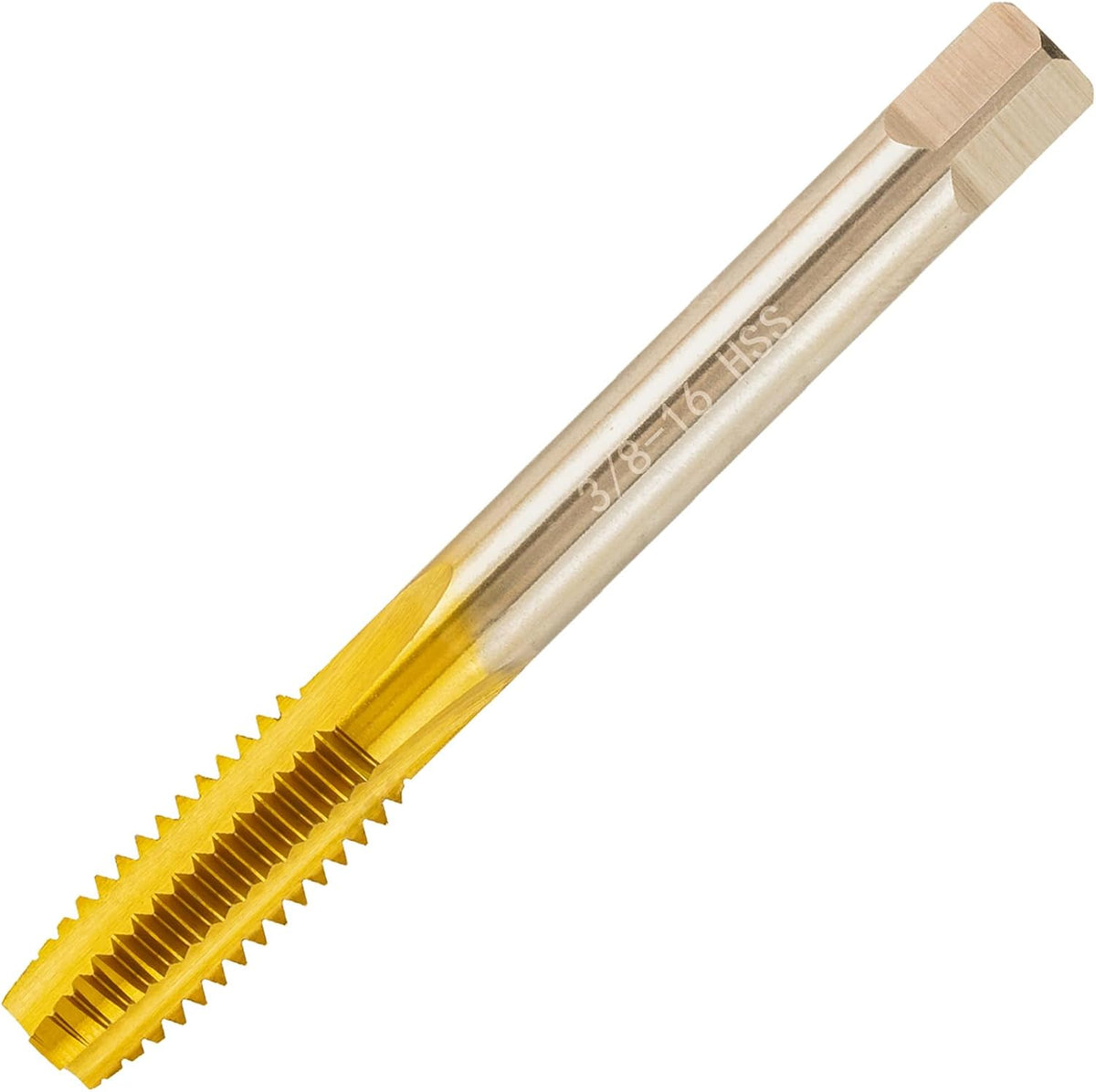 3/8-16 UNC Thread Tap, M2 HSS 3/8x16 UNC Machine Tap Right Hand