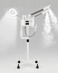 Professional Facial Steamer with 5X LED Magnifying Lamp 4 in 1 | Hot and Cold Facial Steamer, Esthetician Steamer for