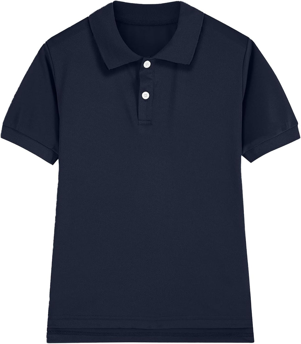 Pique Boys Polo Shirt Short Sleeve Golf Kids School Uniform Shirt Age 5-14Y | Polo Shirt for Boys,Daily Formal School