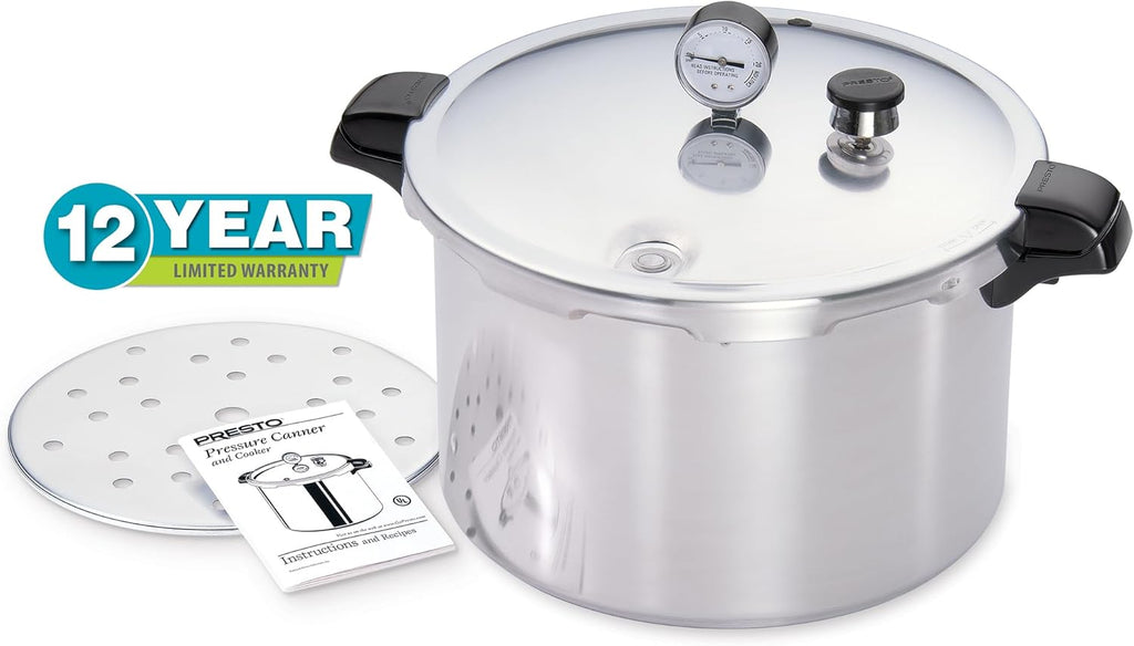 01755 16-Quart Aluminum Pressure Canner and Cooker