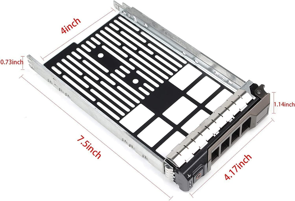 10-Pack Hard Drive Caddy 3.5 SAS SATA SSD Caddy F238F 0F238F SSD Bracket
