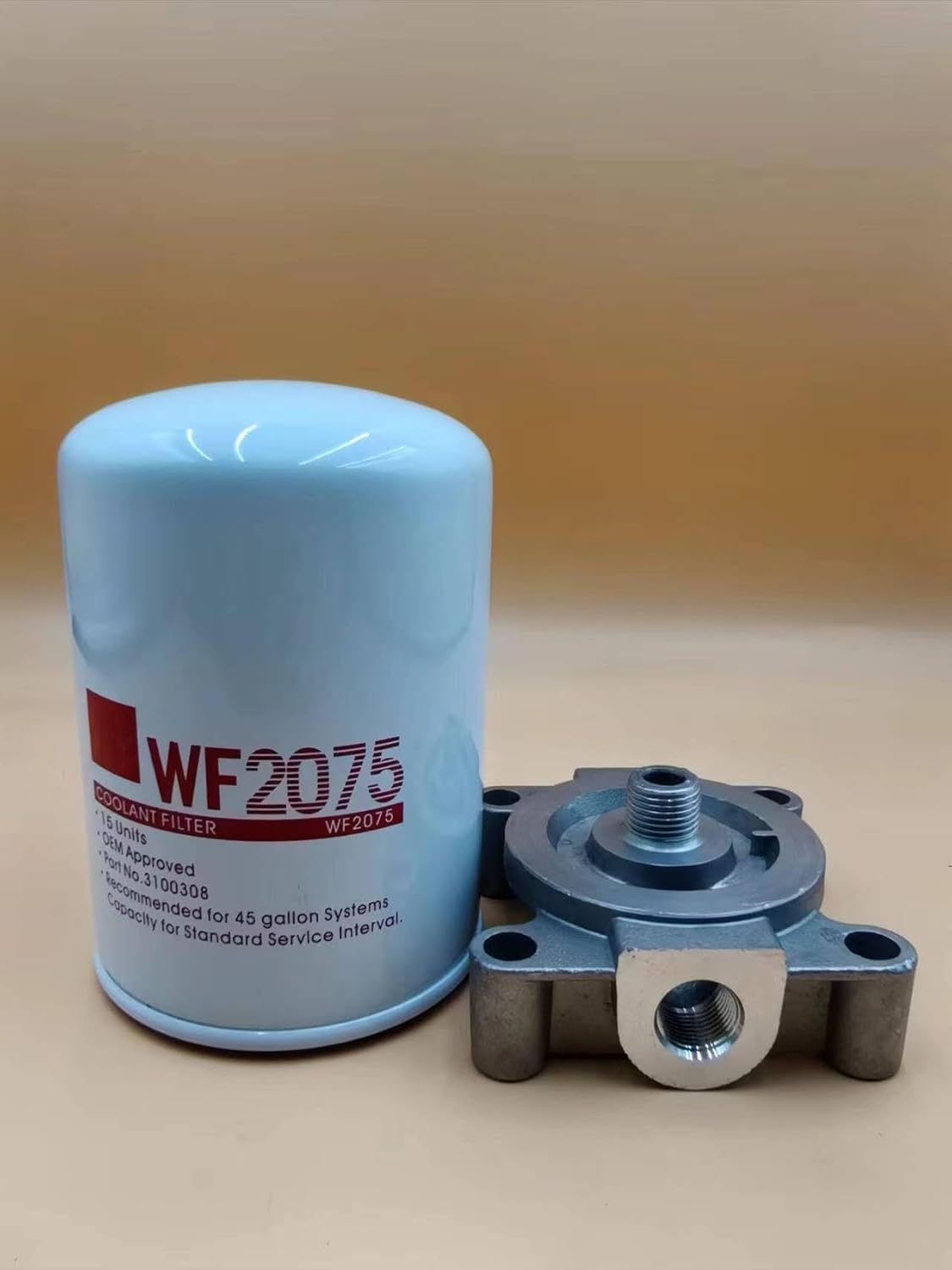 WF2075 DCA4 Water Coolant Filter With Base Thread Size 11/16-16 UN-2B