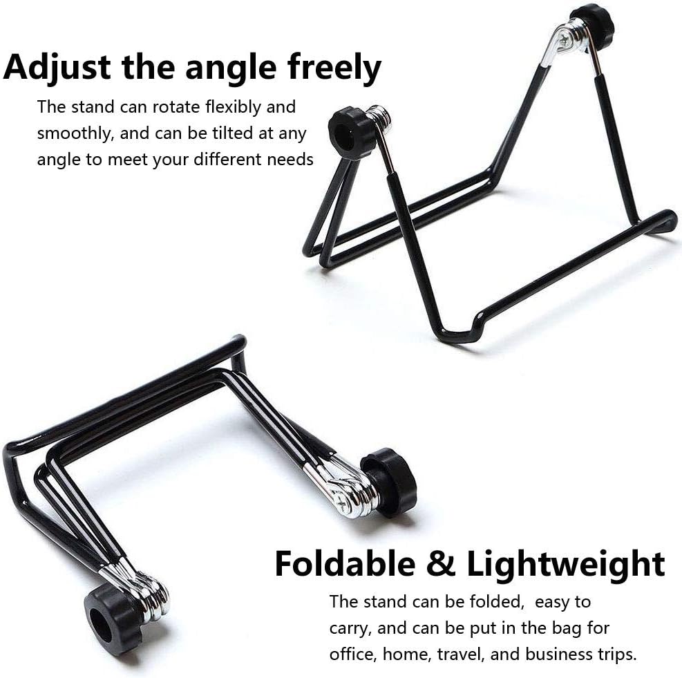 Adjustable Tablet Stand Holder, Non-Slip Foldable Holder Cradle Fit for 9-12.9" Tablets, iPad, Samsung and Kindle