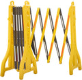 Plastic Mobile Retractable Traffic Fence,Retractable Traffic Fence Portable Water Filled Expanding Safety Barrier