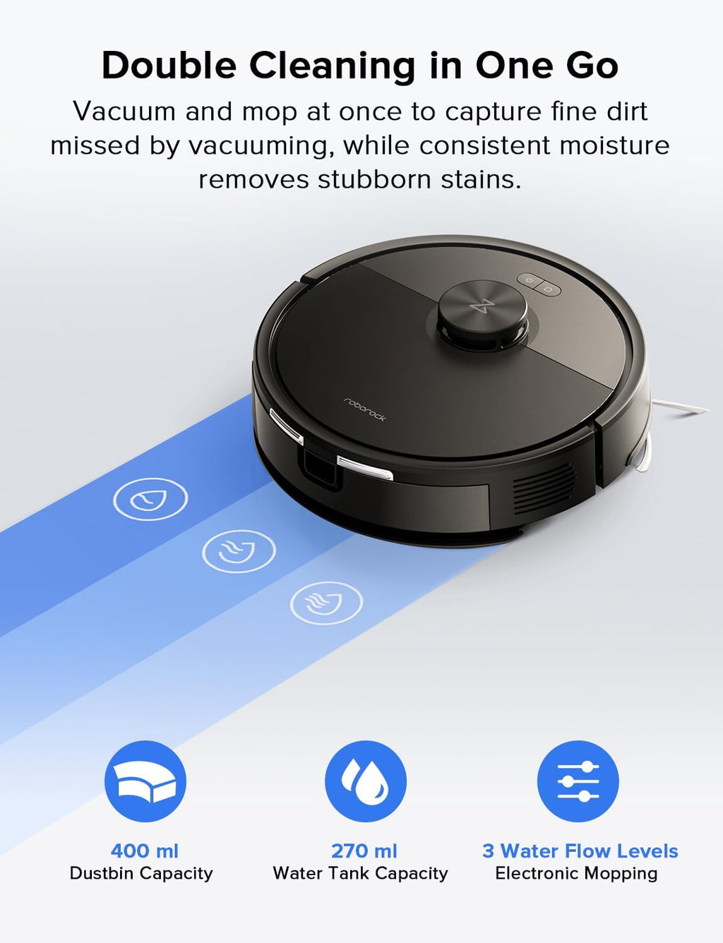 Q7 L5 Robot Vacuum and Mop Combo, 8,000Pa Suction | Upgraded from Q5 Pro, Dual Anti-Tangle System, LiDAR Navigation