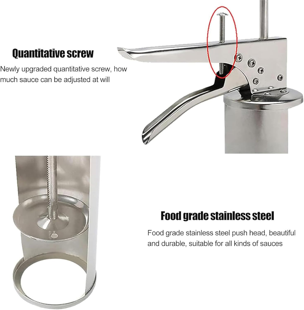 Burger Sauce Gun, Quantitative Sauce Dispenser