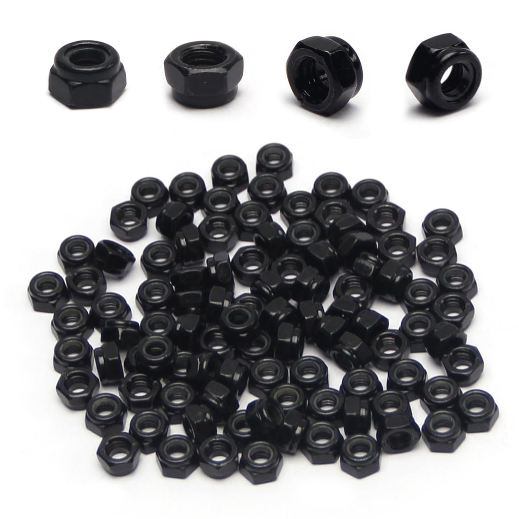 M4 Locknuts Nylon Inserted Tiny Nut for RC Cars 3D Printer
