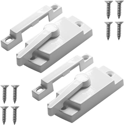 F 2554 Diecast Cam Action Window Sash Lock with Alignment Lugs, Replacement Sash Locks for Sliding Windows Double