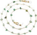 Eyeglass Chain for Women Stylish Mask Lanyard Natural Crystal Mask Chain Eye Glasses Holder Strap