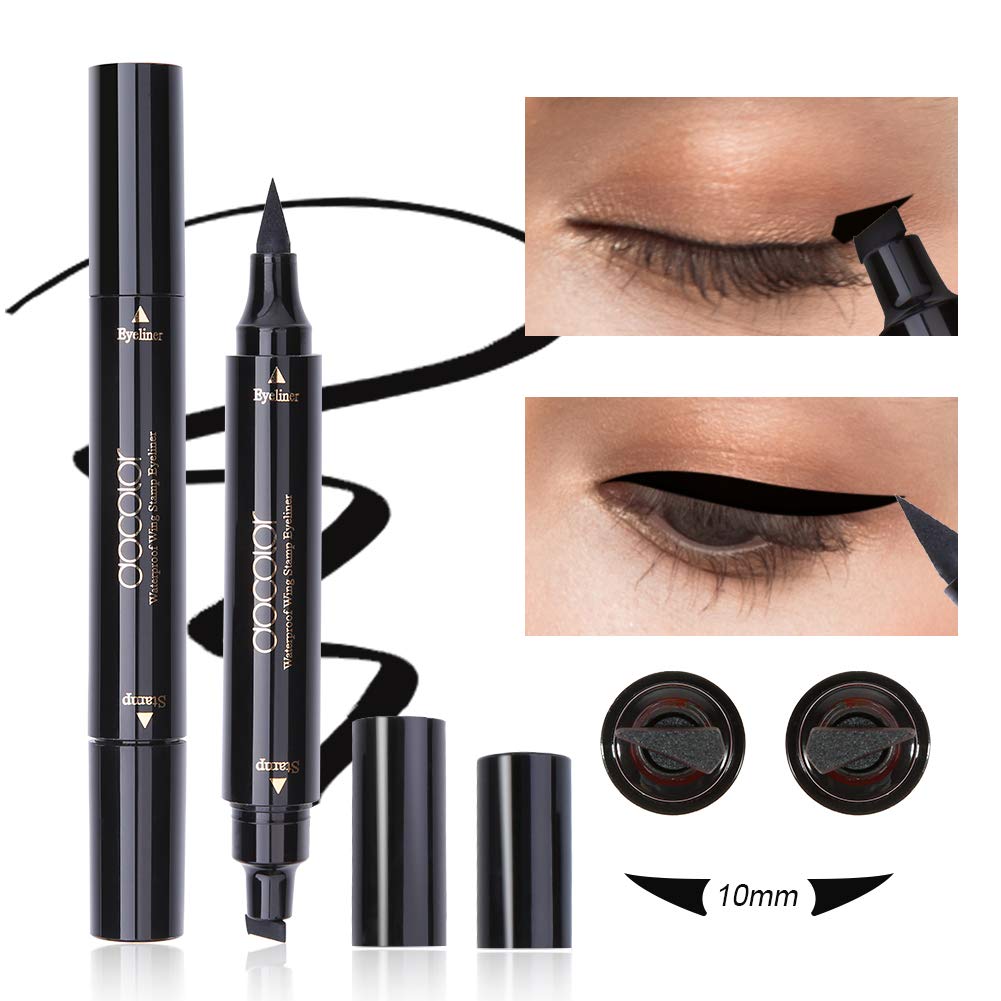 2-in-1 Winged Eyeliner Stamp & Precision Liquid EyeLiner Pen