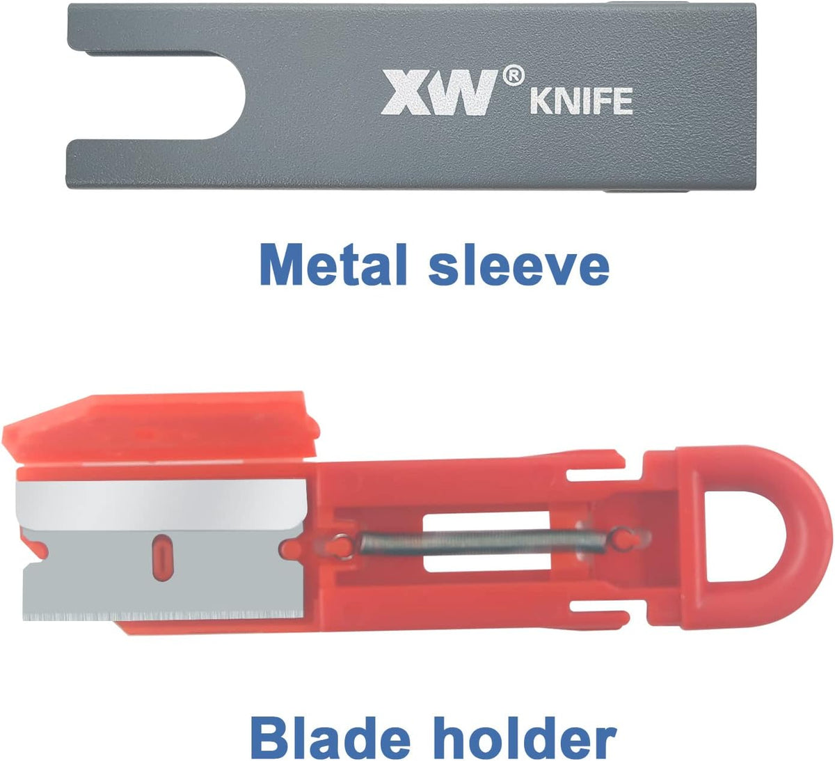 Handy Safety Box Cutters, Auto-retractable Razor Blade Carton Cutter for Opening Packages, 10-Pack