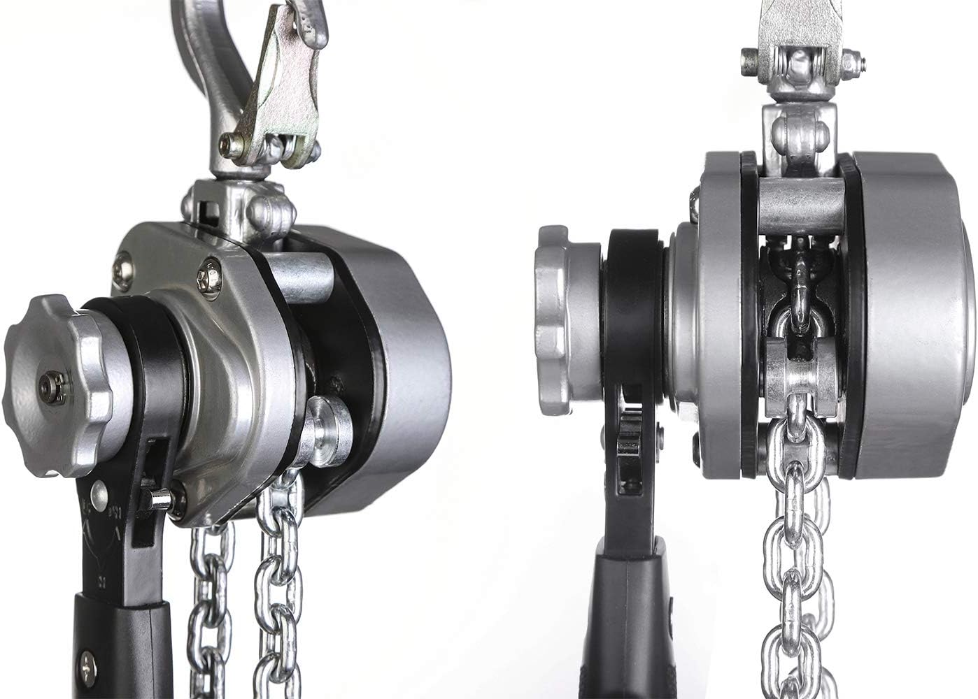 Mini Lever Chain Hoist, 1/2 Ton/1100 lbs, 5 ft Lift, 5.8 lb | CE certified, EN 13157 compliant, 1.5x load tested
