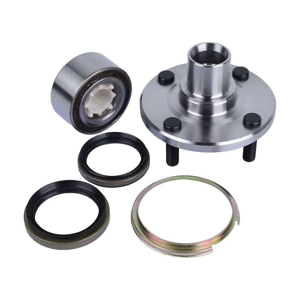 PAROD 518507 Front Wheel Hub and Bearing Assembly Compatible with 1994-2002 Toyota Corolla, 1988-1993 Corolla, 1998-2002 Chevy Prizm, 1993-1997 Geo Prizm 4 Lugs