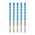 toolant 3/8" Shockproof Hex Shank Masonry Drill Bits, 5-Piece Set