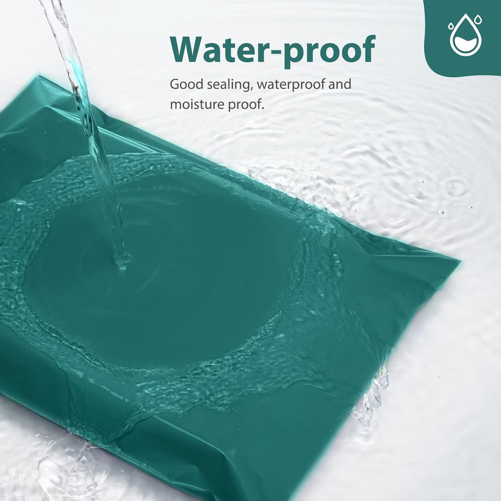 Poly Mailers 10x13" 100Pcs, Durable Shipping Bags for Clothing,Green