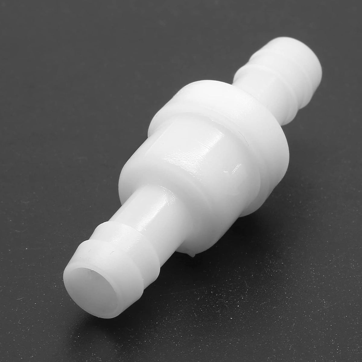 Check Valve 1/2 Inch Plastic Barb One Way PVDF Pack of 2