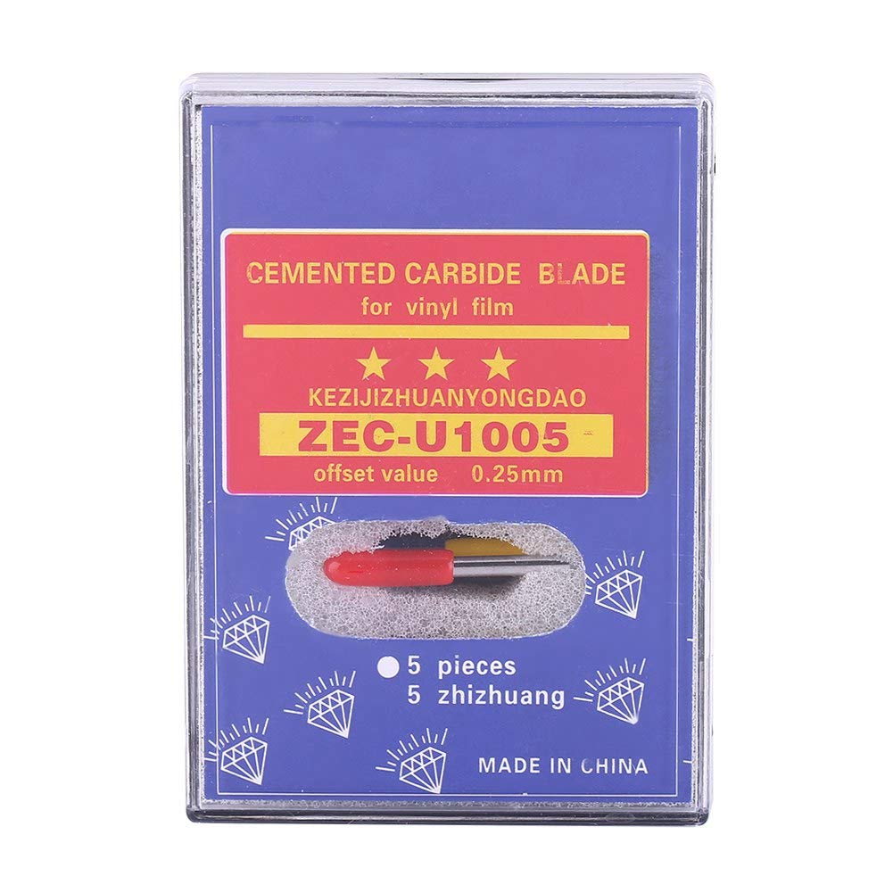 Plotter Cutter Blade, 15pcs Tungsten Steel Lettering Blade Cutter Blades 30°/45°/60° Plotter Cutting Tool for Cutting