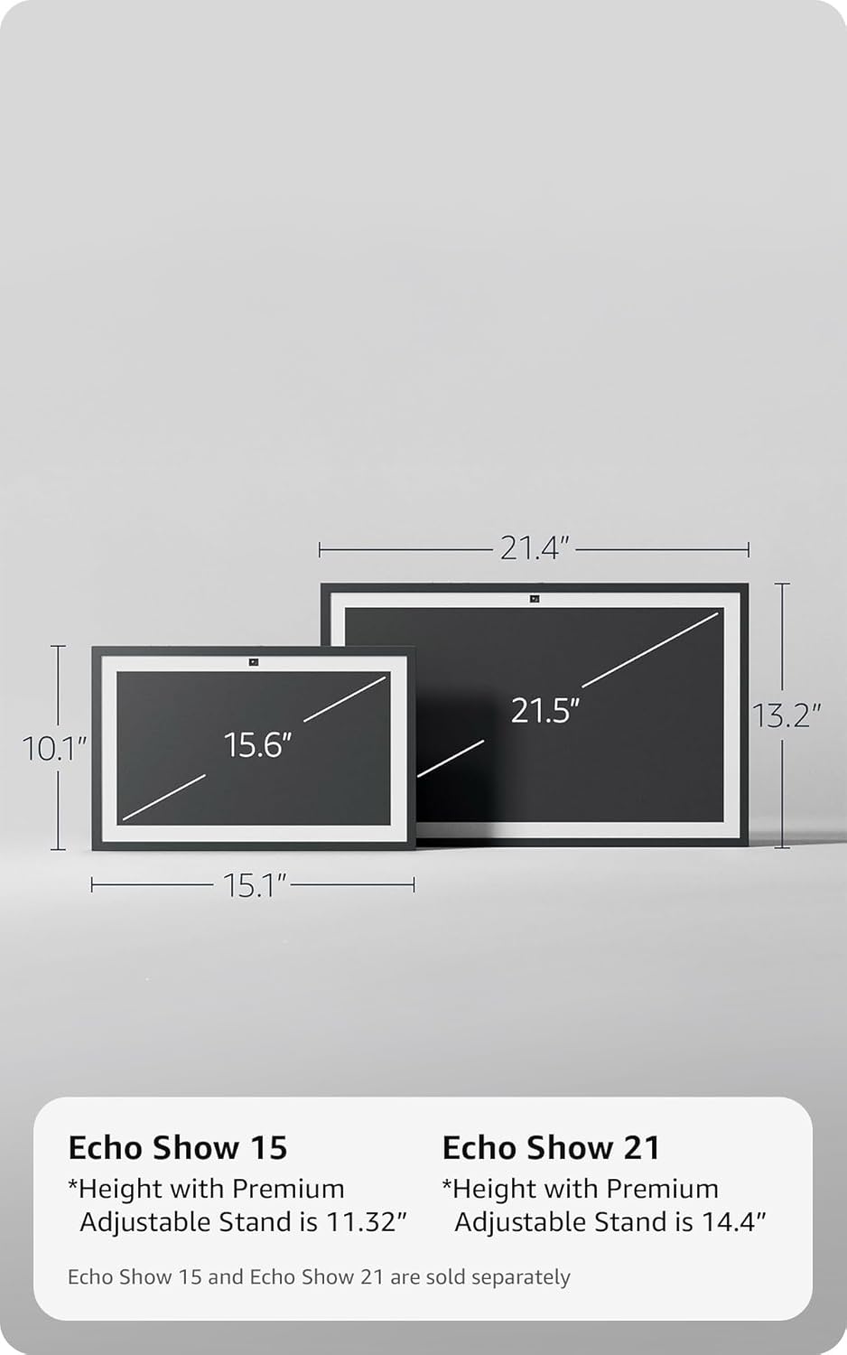 Echo Show 15 (newest model), Full HD 15.6" kitchen hub for home organization, with built-in Fire TV, Designed for Alexa+