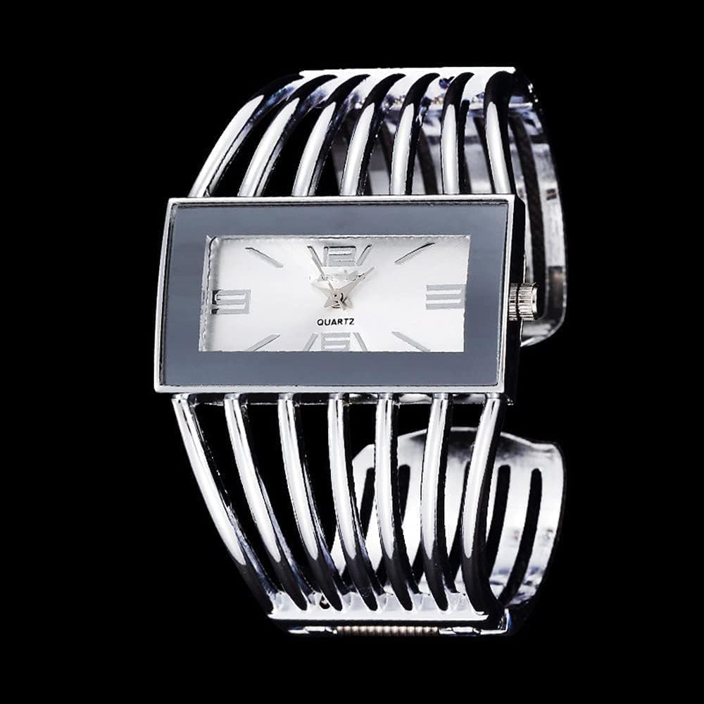 Bracelet Watch for Women Luxury Rectangular Case Analog Quartz Wrist Watch | Luxury Bracelet Watches Dress Watch for